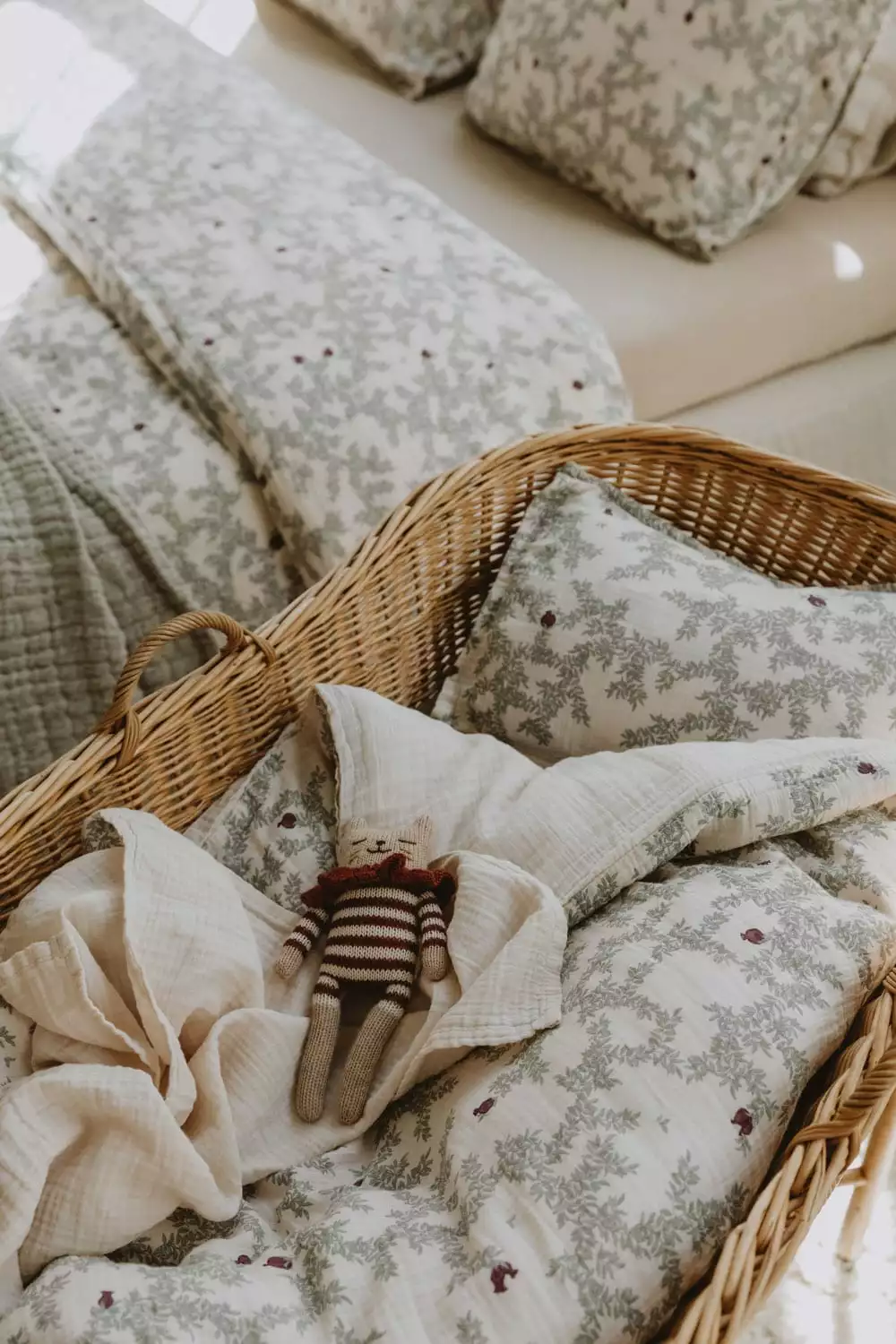 Edessä -halpa Tyynyt & Peitot kauppa garbo friends pomegranate muslin bed set 0 5