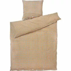 Juna Bæk&Bølge Vuodevaatteet 140x200 + 50x70 Cm, Hiekanväriset / Vaaleansiniset