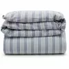 Lexington Striped Lyocell/Cotton Pussilakana Sininen / Valkoinen, 150x210 Cm -halpa Tyynyt & Peitot kauppa lexington blu wht striped lyocell cot duvet cover 150x210 0
