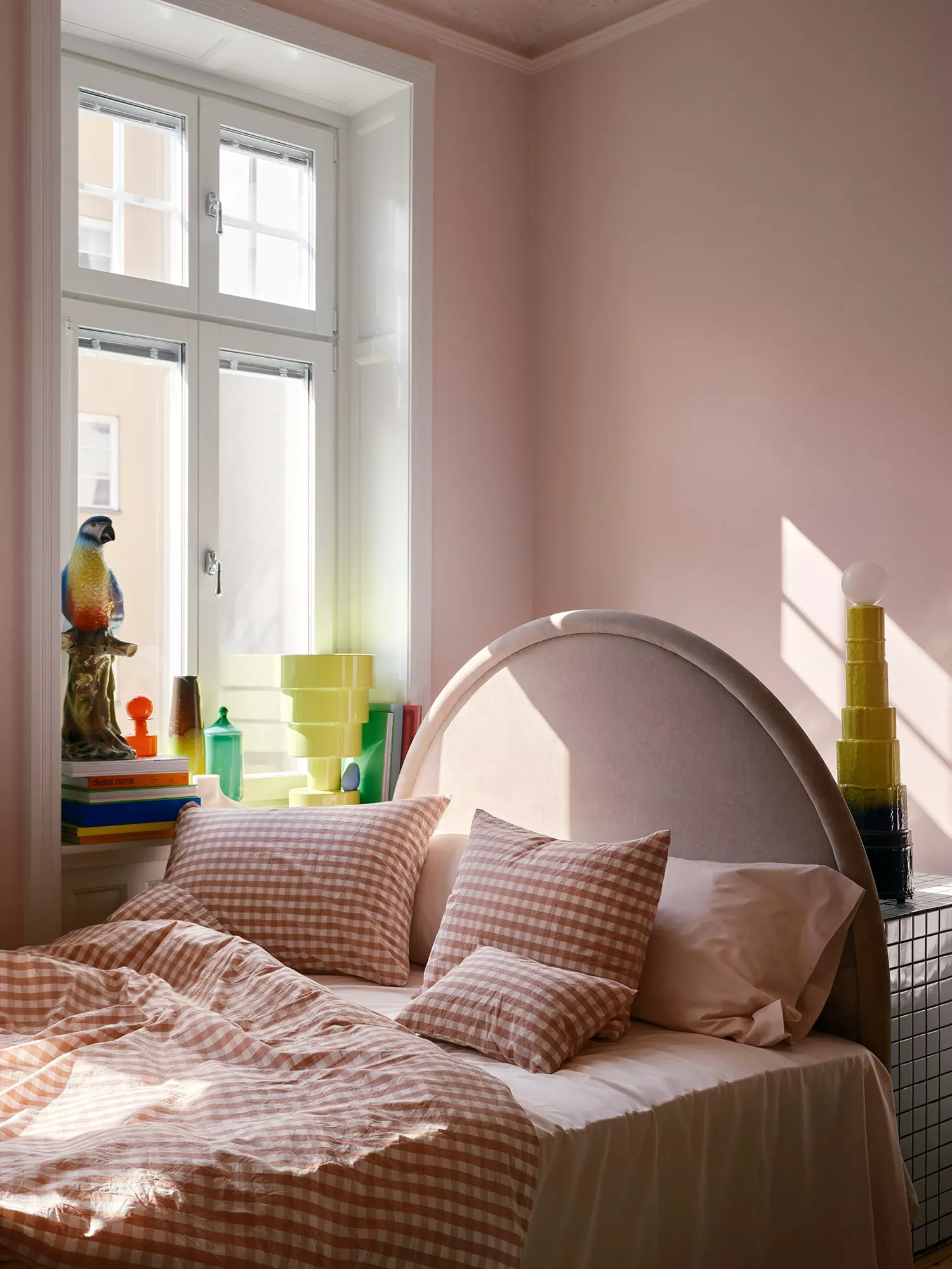 Mille Notti Casella Pussilakana 140x220 Cm, Pinkki/Ivory 5 Mille Notti Casella Pussilakana 140x220 Cm, Pinkki/Ivory - Image 3