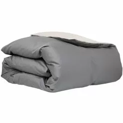 Mille Notti Duetto Pussilakana Harmaa/Beige, 140x200 Cm